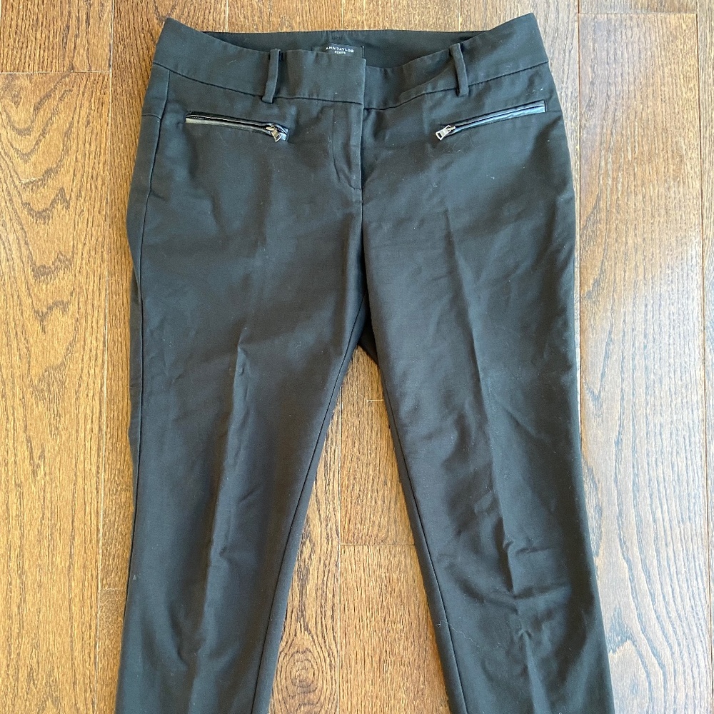 Ann Taylor Crop-Leg Trousers